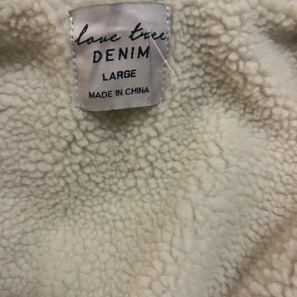 Denim/ fleece bomber jacket - Picture 11 of 12